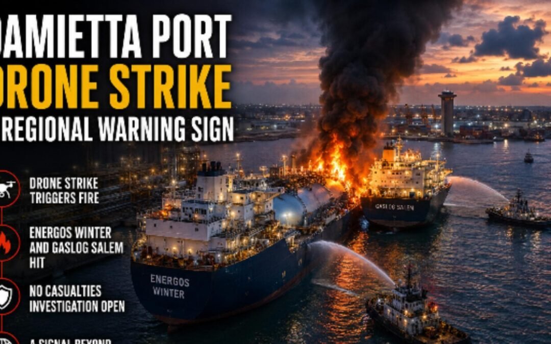 Egypt’s Damietta Port Drone Strike: A Regional Warning